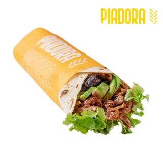 Pulled pork, avocado, lattuga e cipolle caramellate 