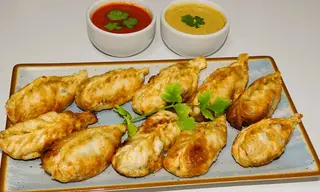 Vegetable fry momo