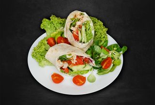 Tortilla z warzywami 
