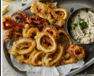 Calamar de potera a la tempura 400 g. a 500 g.