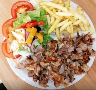 Piatto Kebab completo (piccolo)