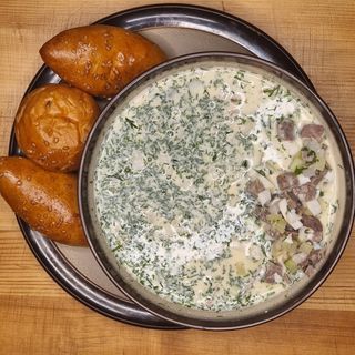 Окрошка с мясом
