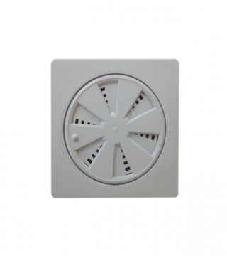 (182922) Rozetna za ventilaciju 120x120mm PVC siva