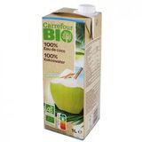 Agua De Coco 100% Natural Carrefour Bio 1 L.