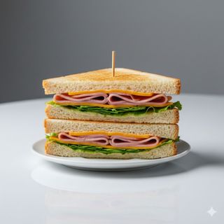 Sándwich Con Jamón