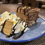 Tarta de obleas con Nutella casera