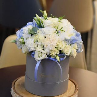 Flowerbox błękitny