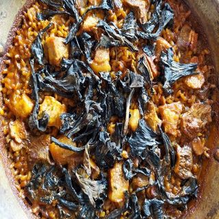 Arroz De Secreto Ibérico Y Ceps