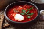 Борщ по Домашньому зі сметаною (350/50г)