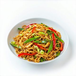 22C. Tallarines frito con verduras