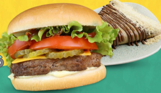 Maestro Beef Patty burger + Palačinka