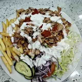 Piatto grande kebab 