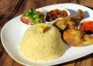 Attiéké Poulet Frit