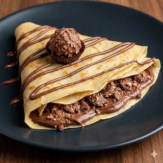 Crepes Ferrero Rocher e Nutella