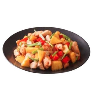 Pollo con piña