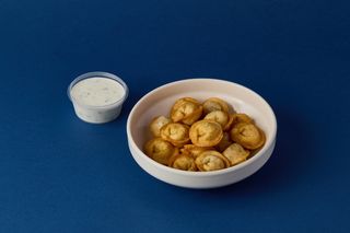 Жареные пельмени