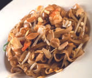 168 Pad thai con gamberi