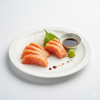 Sashimi saumon
