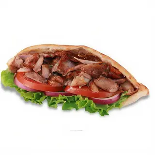 Kebab en pan turco