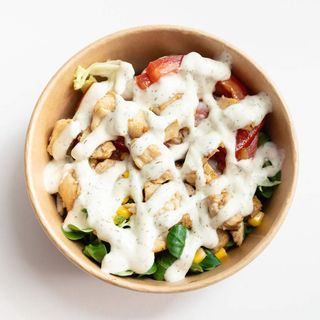 Chicken salad + Coca-Cola