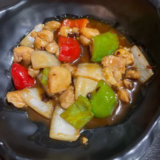 Pollo Con Salsa Picante