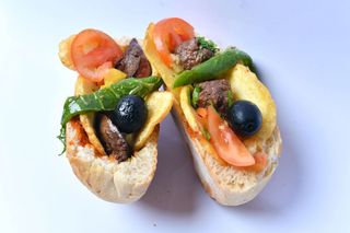 Kafteji Double oeuf Foie / Bnadak