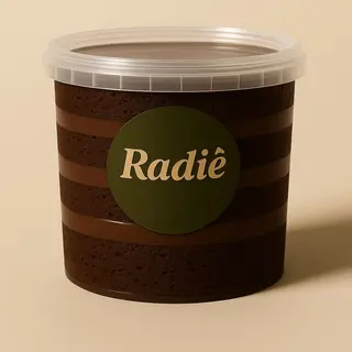 Bolo no Pote de Puro Chocolate
