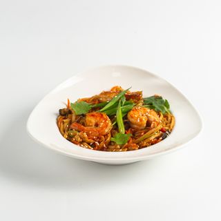 Удон з креветками та куркою ( 320 г ) 