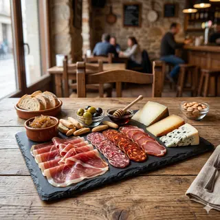 Tapa De Taula D'Embotits Ibèrics I Formatge