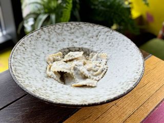 Равіолі з куркою та печерицями