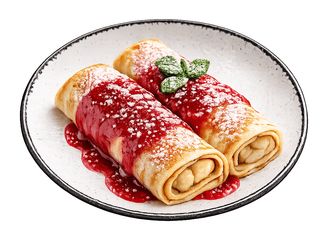 Млинці з малиновим джемом (210g)