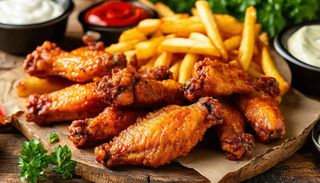 Plato De Alitas De Pollo