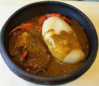 Sauce Graine + Djoumgblé + Accompagnement