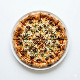 Pizza De Carne Picada (Mediana)