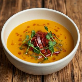 Сочевичний крем-суп із сосисками (300г)