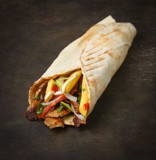 Խոզի շաուրմա լոշիկով