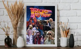 პოსტერი(back to the future)