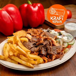 Talerz mały z mięsem wołowo-baranim lub mieszanym