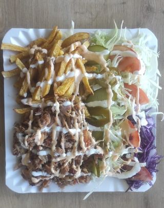 Kebab pui farfurie