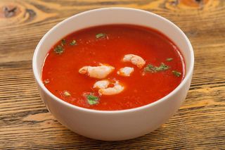 Доматена супа със скариди (400г)