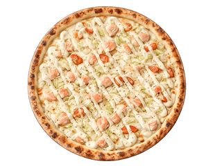 Піца "Цезар" з лососем 40см. (940g)