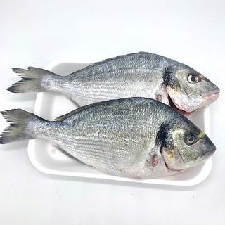 2 Doradas Nacionales Limpias Para Horno O Brasa (1.100 Gr En Bruto)