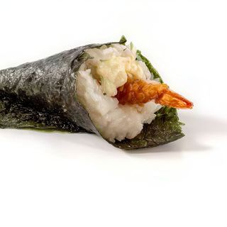 Temaki De Gamba Con Queso Y Aguacate (1 Ud.)