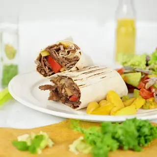 Lavaş et döner dürüm
