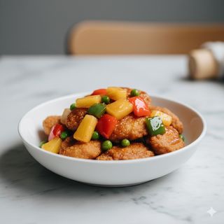 86-Anatra fritta in salsa agrodolce