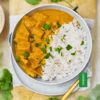 Riso Bianco con chicken curry