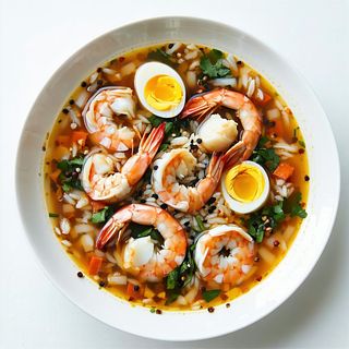 Zuppa chupe de camarones