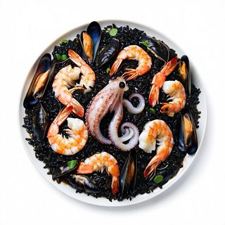 Paella nera