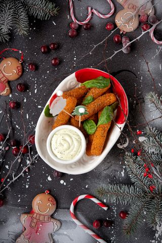 Pieczone serki mozzarela