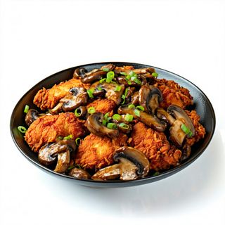 35. Pollo Salteado Con Champiñones